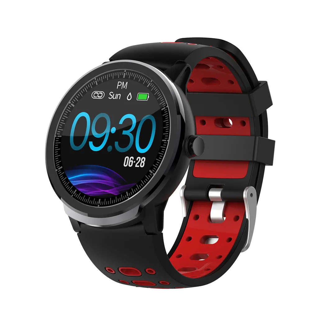 EZON smartwatch IP68 водонепроницаемый браслет 20 циферблат часы лица фитнес трекер сообщение Push bluetooth мужские wo мужские умные часы