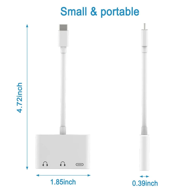 3 in 1 Fast Charge Headset Adapter Type C Usb C 3 5Mm Digital o Cable Converter For Ipad Pro Google Htc Huawei Essential