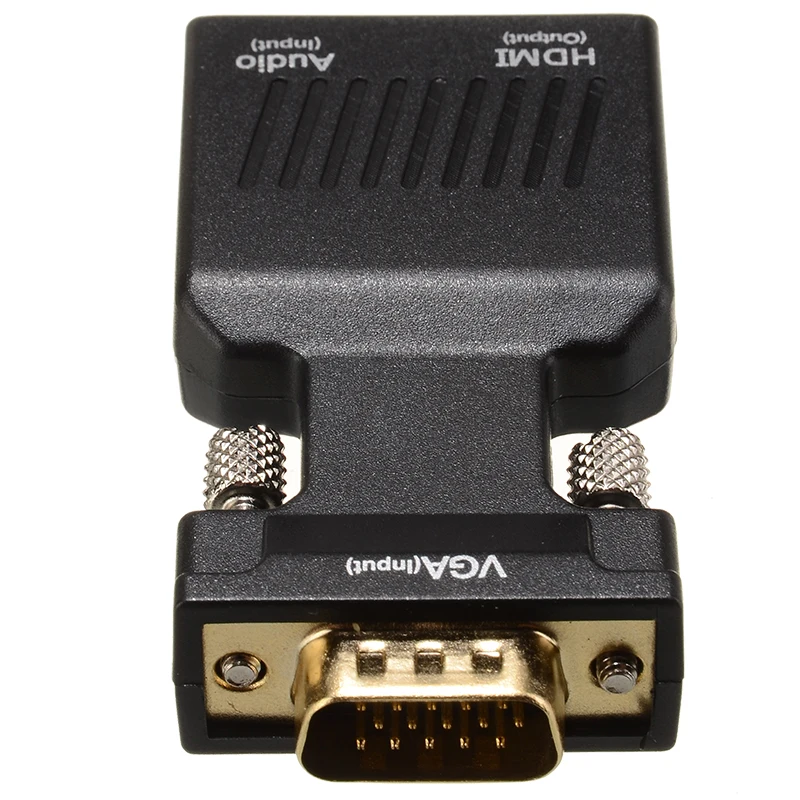  Full HD 1080P Audio Video Convertitore VGA Al Convertitore di HDMI con 3.5 millimetri Cavi Audio pe