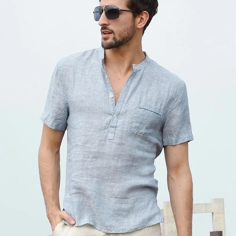 mens short sleeve pullover shirts