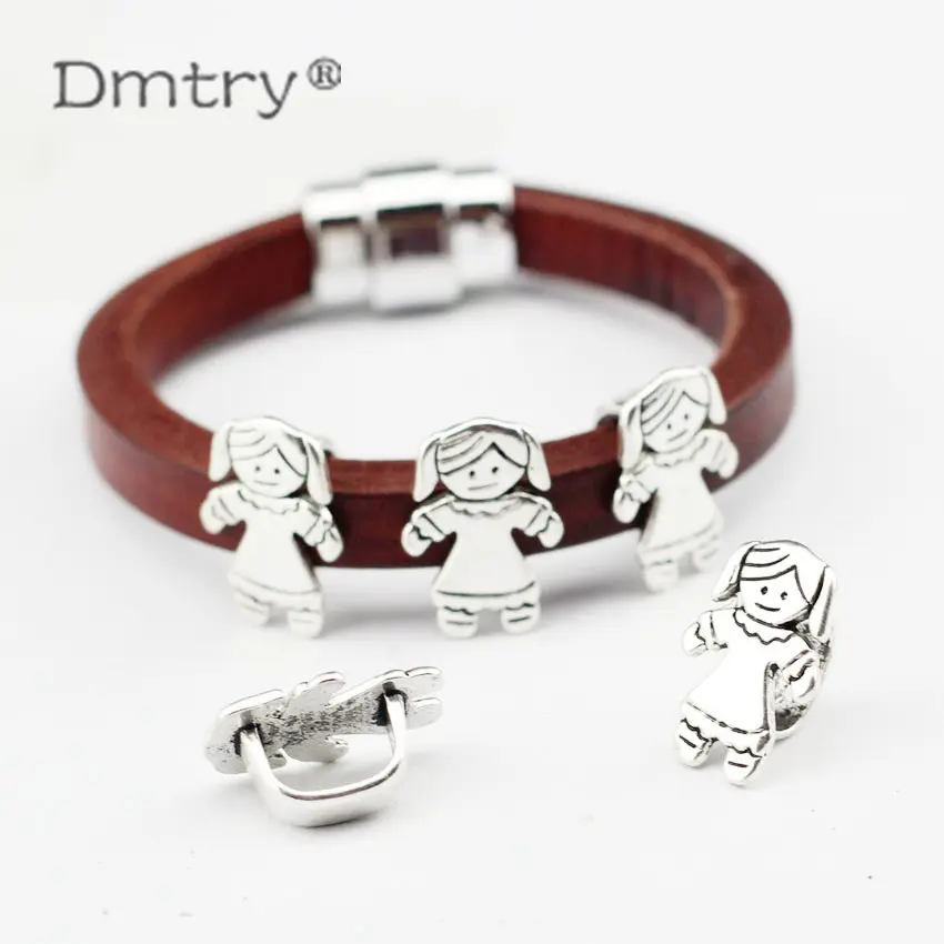 Dmtry 5 шт./лот Оптовая Продажа Ретро Винтажные бусины для девочек разделитель 10*6 мм