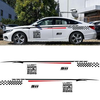 

Car Side Stickers Waistline Stripe Sticker Racing Sports Decal Auto Vinyl Film Stickers Universal Car Accessories