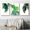 Nordic Posters And Prints Wall Art Picture Home Decoration Fresh Green Cactus Big Tropical Leaves Canvas Painting Plants 2
