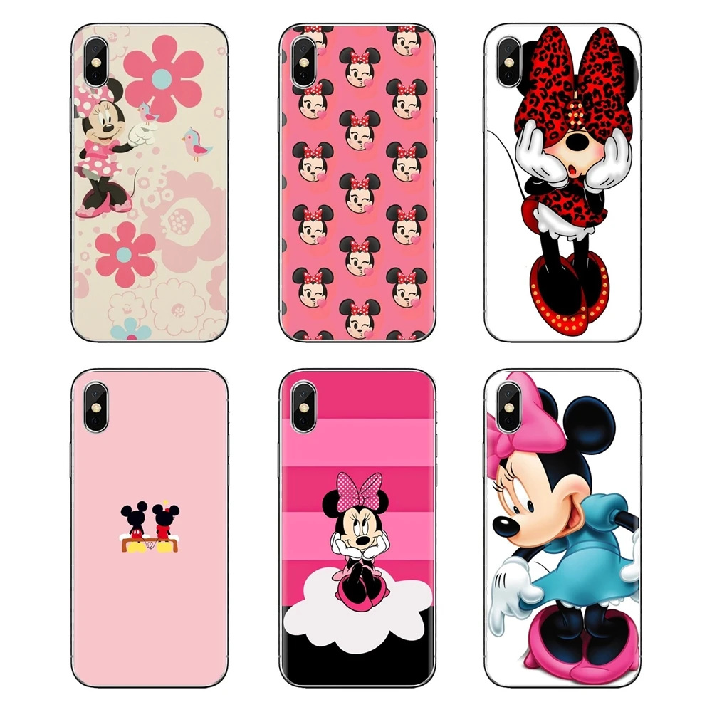 For Samsung Galaxy A3 A5 A7 A9 A8 Star A6 Plus 2018 2015 2016 2017 Minnie Mouse 2 Soft Transparent Shell Covers |