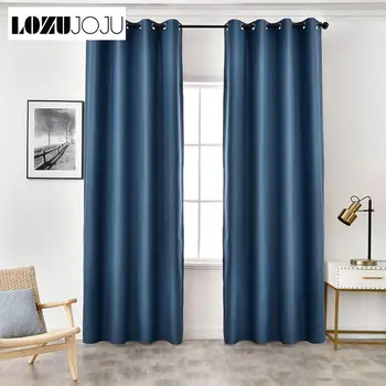 

LOZUJOJU 1 Piece Full Shading Curtains Solid Design Draperies Bedroom Windows All Match Home Decor Simple Modern Style Customize