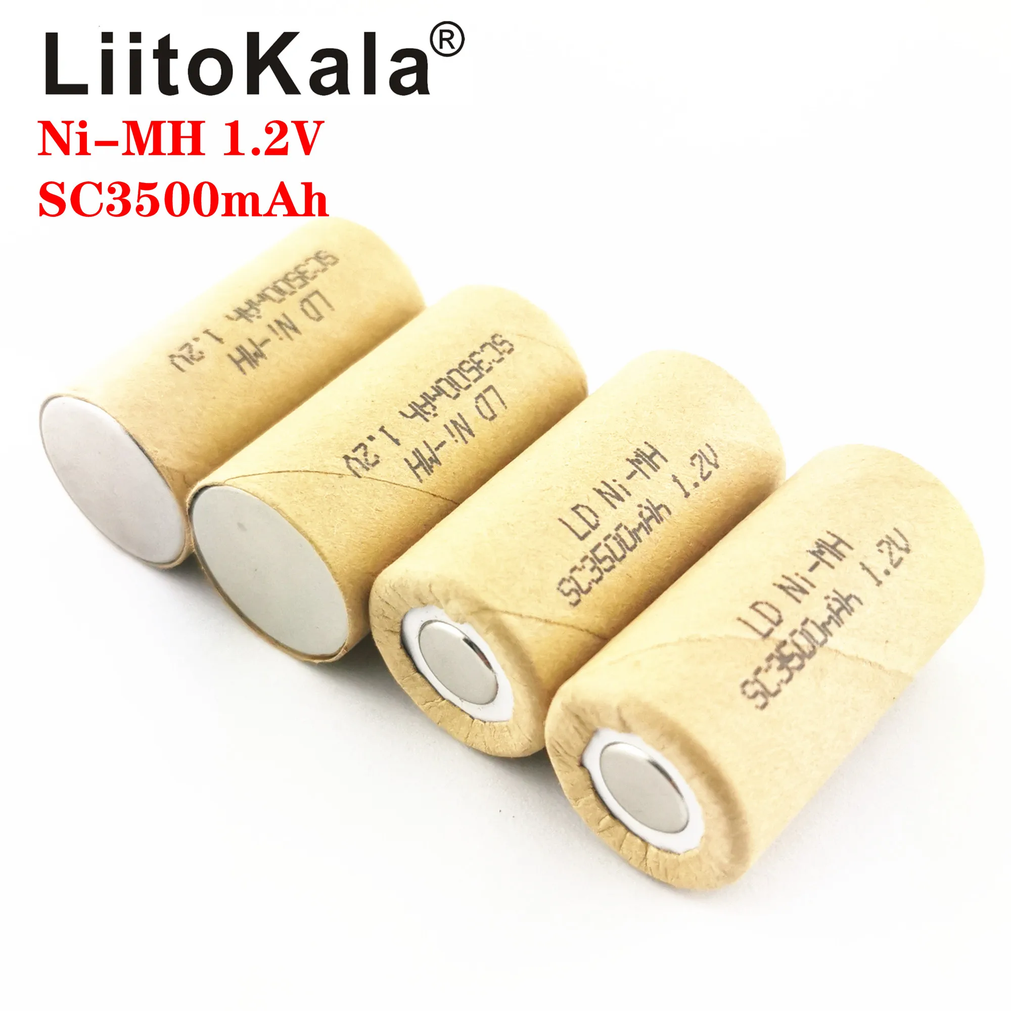 Новый перезаряжаемый аккумулятор LiitoKala SC 3500 мАч 3000 Ni-MH 1 2 в с высокой скоростью