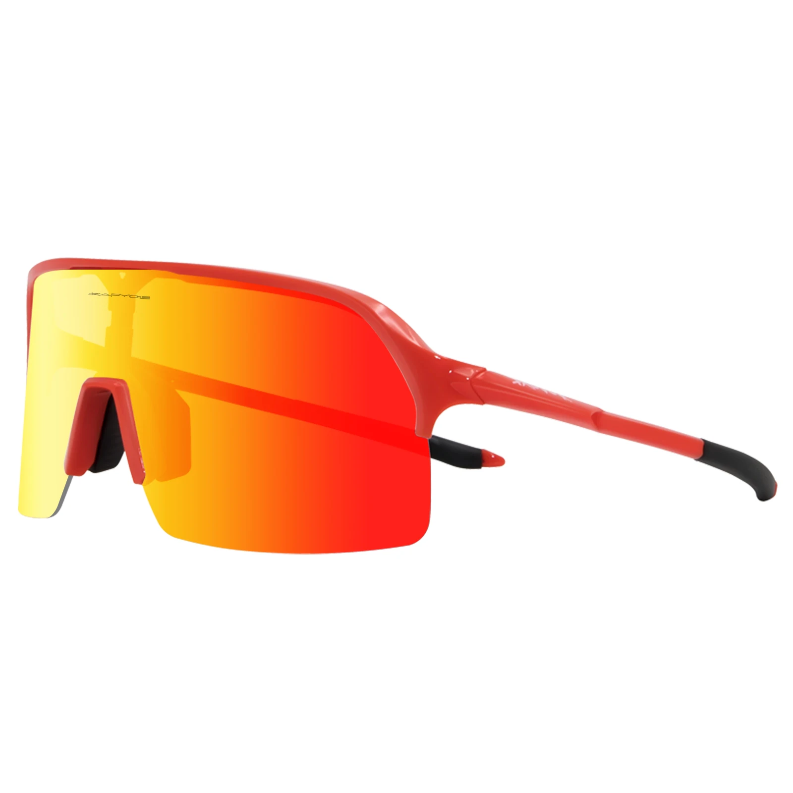 Lunettes De Ski Qdoland Homme - Blanc, Verres Miroir Multicolores - Protection UV
