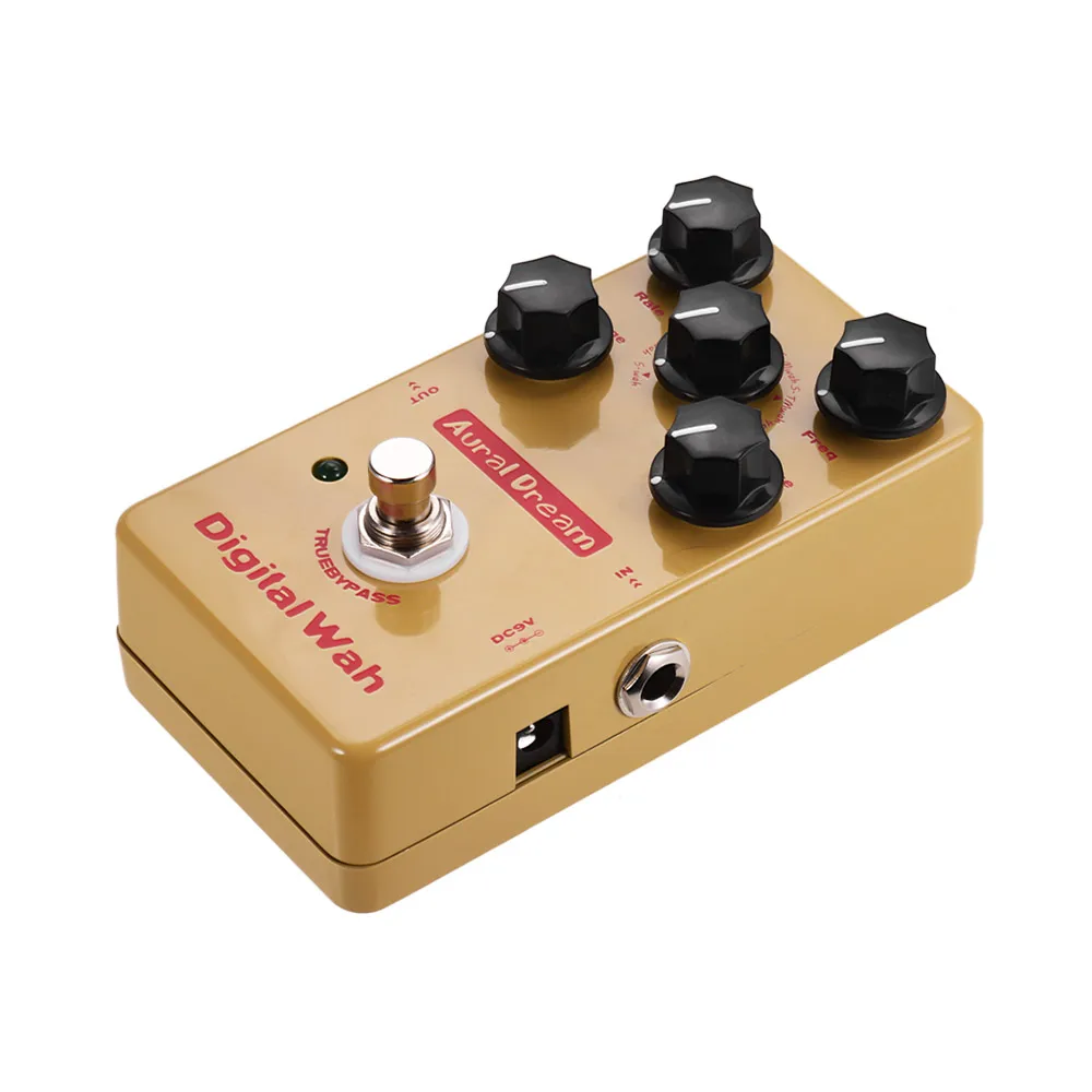 Aural Dream Digital Wah Effect Педаль из алюминиевого сплава Shell True Bypass электрогитарные педали Аксессуары для гитары