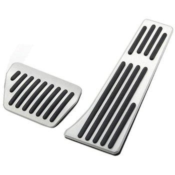 

Gas Brake Pedal, Anti-Slip Aluminium Alloy Brake Pedal Cover for BMW 1 2 3 4 5 6 7 X1 X3 X4 X5 X6 Series