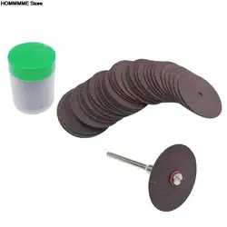 36pcs Fiberglass Reinforced Mini Drill Cutting Disc Cut Off Wheel Dremel Accessories 24mm Abrasive Tools for Rotary Tool