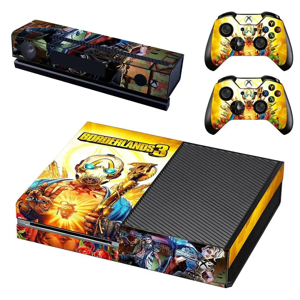 

Borderlands 3 Skin Sticker Decal For Xbox One Console and Kinect and 2 Controllers For Xbox One Skin Sticker Vinyl