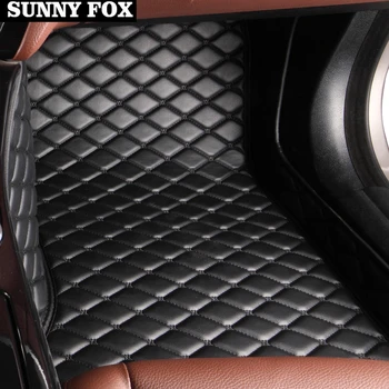 

"SUNNY FOX car floor mats for Cadillac ATS XTS SRX SLS Escalade car-styling Waterproof leather carpet liners "
