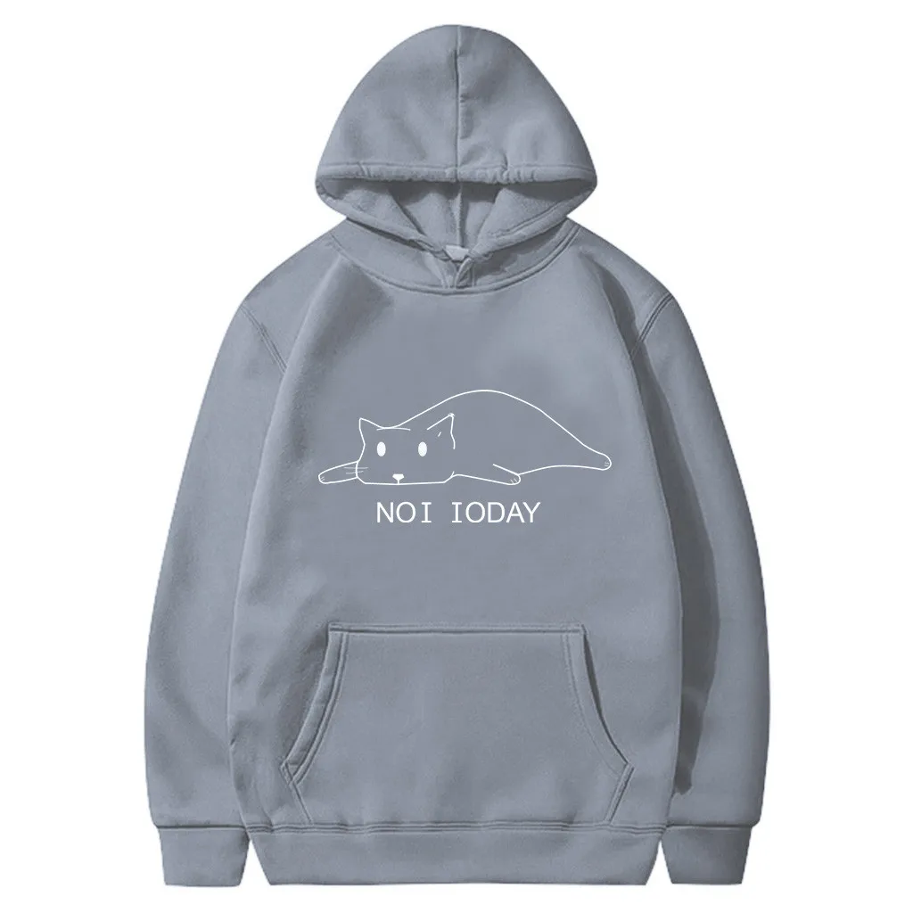 Hoodies Women Autumn 2019 Cartoon animal Print Hooded Harajuku Streetwear Hoodie Hoodies And Sweatshirts Women Pullovers Clothes