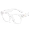 Transparent Square Reading Glasses Men Designer Luxury Brand Oversized Glasses Women Retro Presbyopia Eyeglasses +1.5 +2 Leesbri 2