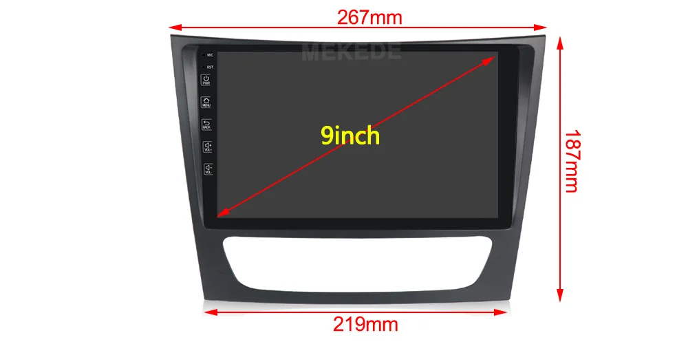 4G LTE android10.0 4G+ 64G Автомобильный мультимедийный gps-навигатор радио плеер для Mercedes Benz E-Class W211 E200 E220 E240 E270 E280