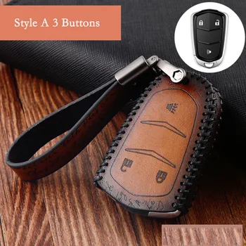 

Car Smart Remote Key Fob Case Cover Protector Shell Keyless Enter Key For Cadillac CT6 ATS CTS-V CTS XTS XT5 ELR SRX Escalade