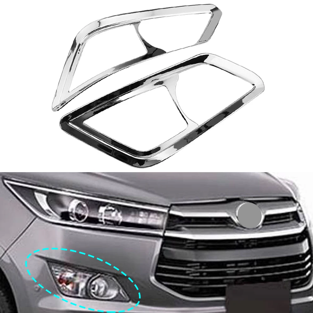 Для Toyota Ki Jang Innova ABS хромированный автомобильный противотуманный фонарь, автомобильные аксессуары