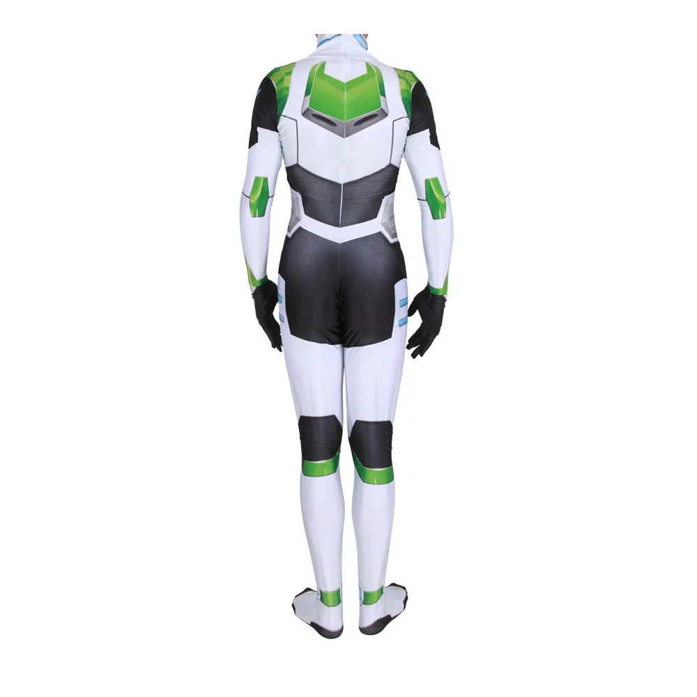 Voltron Defender of the Universe, карнавальный костюм, красный, черный, шесть цветов, комбинезон, костюм на Хэллоуин для взрослых детей