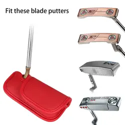 Клюшка для гольфа Mini Blade Putter Head Cover Ping Фирменная Новинка красный/черный/синий 5,5 "X 3,1" Волшебная наклейка