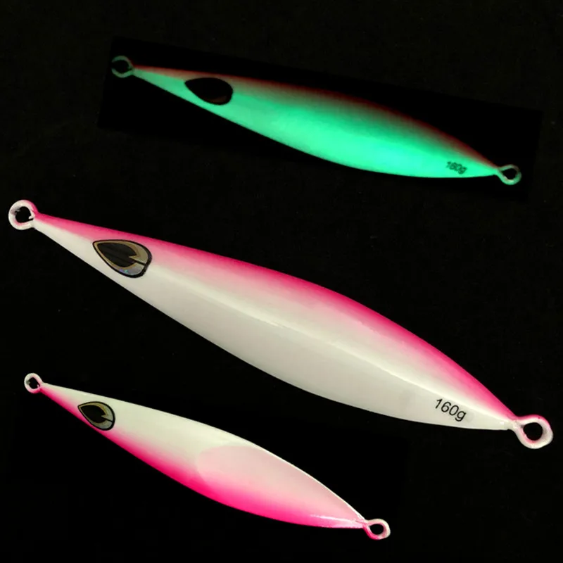 1 шт./лот 14cm160gknife джиггинг металлическая ложка высокое качество VIB искусственная приманка лодка рыболовные приманки свинцовая рыба