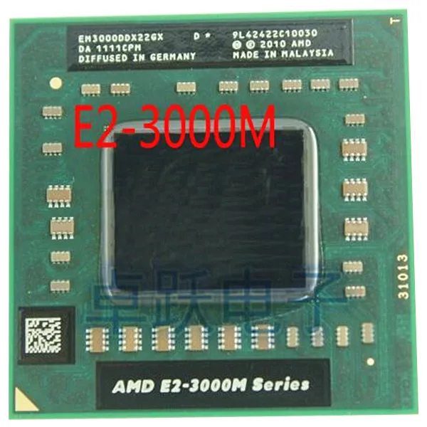 Original AMD E2-3000M CPU EM3000DDX22GX E2 3000m better then A4-3300M A6-3400M A8-3500M processor free shipping | Компьютеры и офис