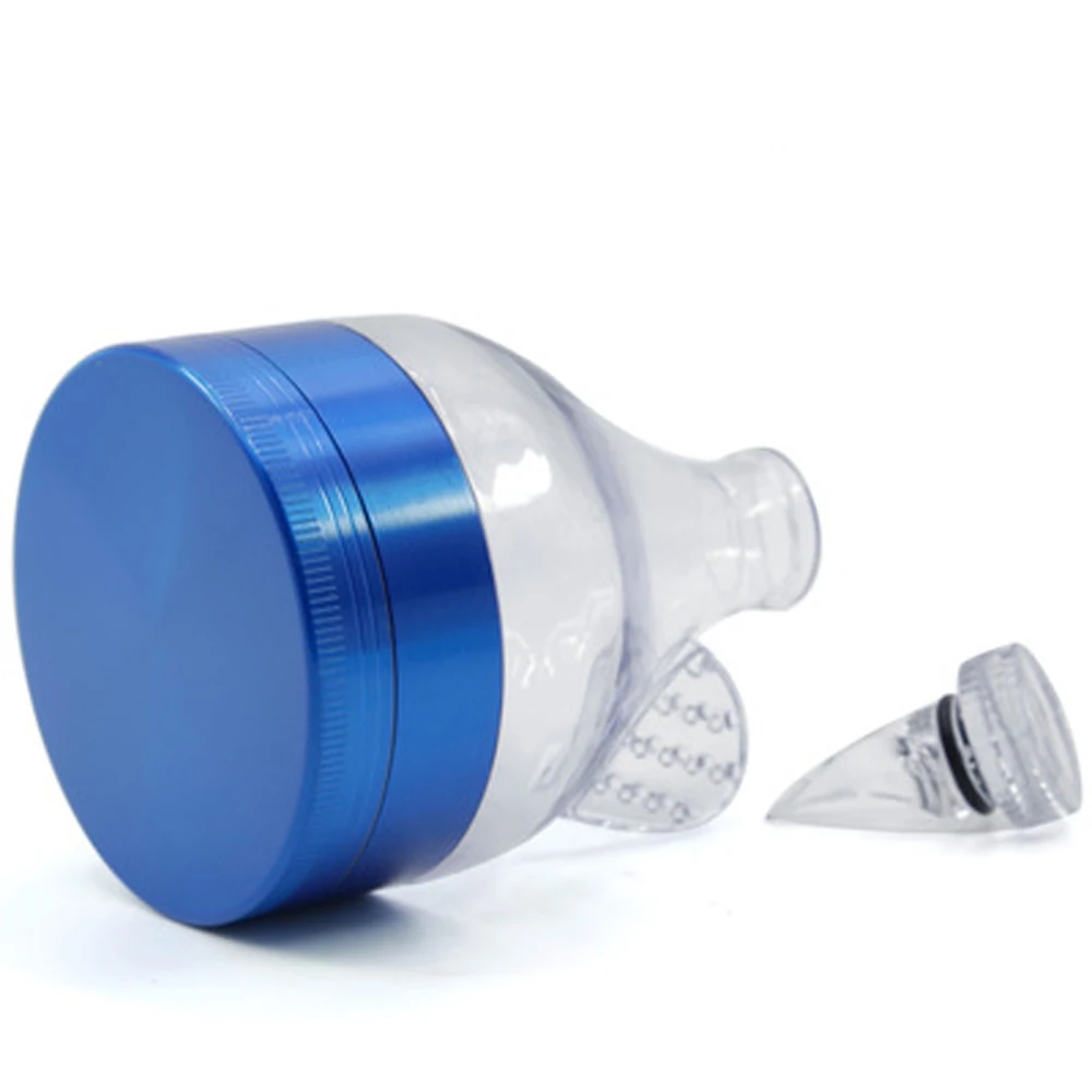 Zinc Alloy Grind Smoking Grinders Tobacco Grinder 63mm Cigarette Crush Cigarette Rolling Machine Plastic Funnel Smoking