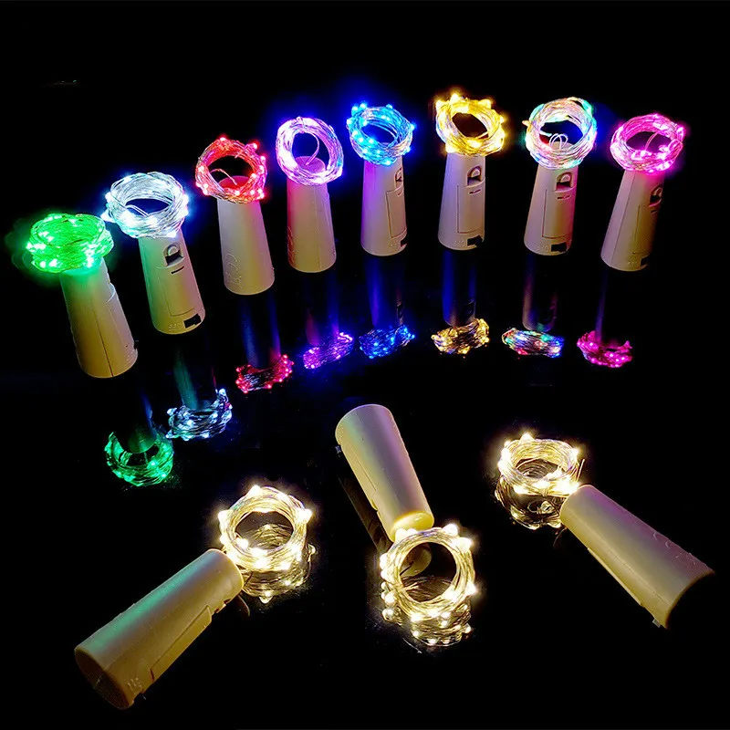

2PCS Novelty Bottle Plug Light LED Lamp Christmas Decoration String Light Bottle Plug Lamp Home Decor LED Bulbs