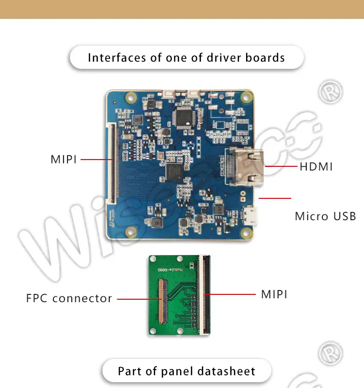 Wisecoco 8,9 дюймов 2K TFT ЖК-экран DLP SLA 3d принтер дисплей 2560*1600 HDMI привод плата для Wanhao Дубликатор 8 D8 панель