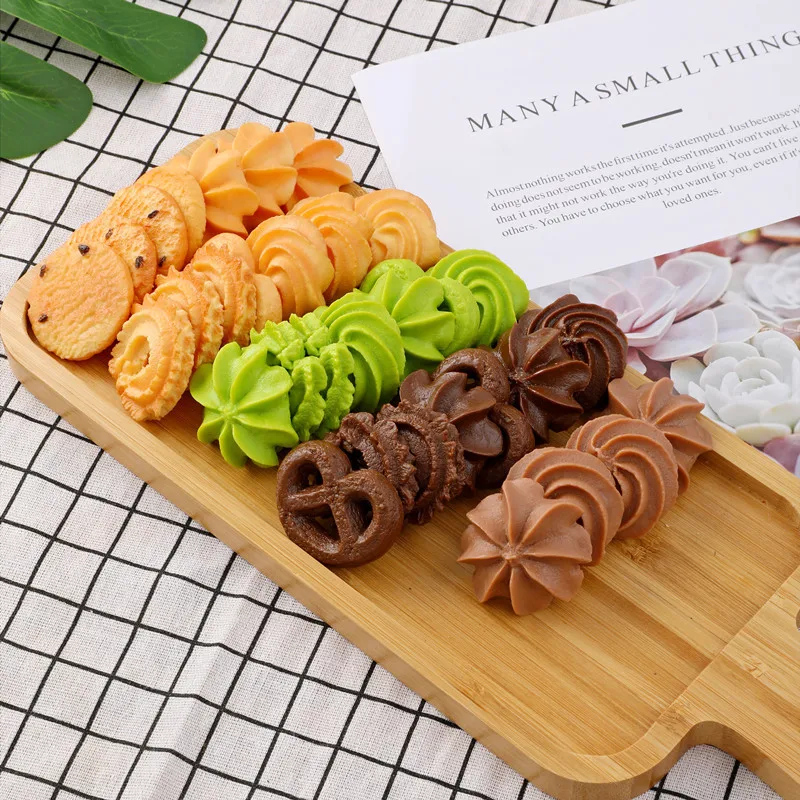 

5/10PCS Simulation Cookie Toy Model Photography Props Fake Cookies Simulation Biscuits Baking Kitchen Decoration Children Toys