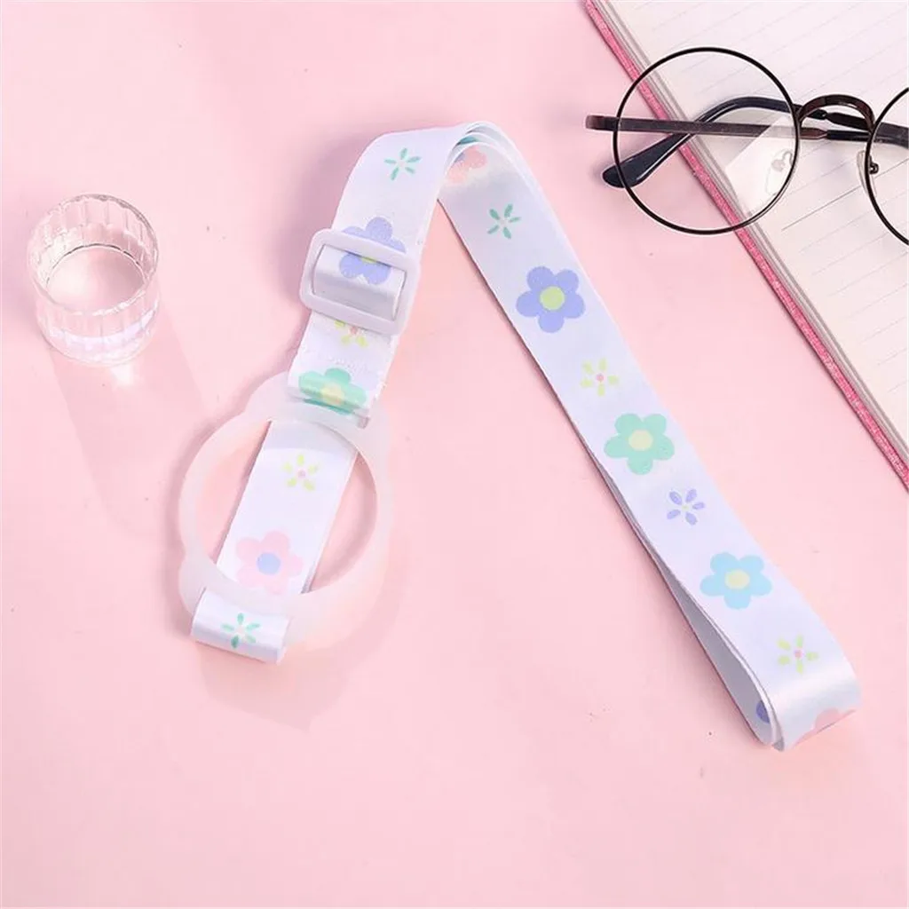 Water Bottle Shoulder Strap Outdoor Shopping Travel Portable Long Buckle Beverage Hanging Rope Kids Grils Home Decoration - Цвет: A