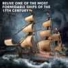 CubicFun 3D Puzzle The San Felipe Ship Model Kits 25.6" Sailboat 248 Pcs Stress Relief Home Decoration Gift for Adults Kids 2