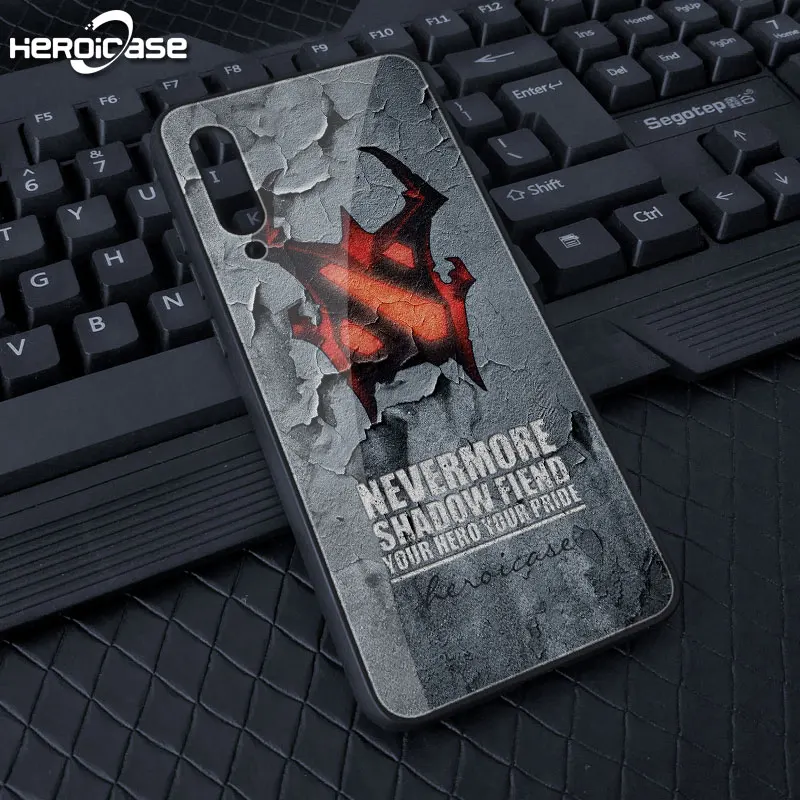 

For Redmi 7A note 7 Case Dota 2 JUGG Shadow Fiend Tempered Glass Hard Patterned Cover Black 6 K20 Pro For Xiaomi 9 8 se shell