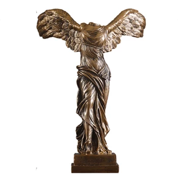 

EUROPEAN VICTORY GODDESS FIGURE SCULPTURE HOME DECORATION RESIN CRAFT ORNAMENTS VINTAGE ABSTRACT GODDESS STATUE WEDDING GIFTS