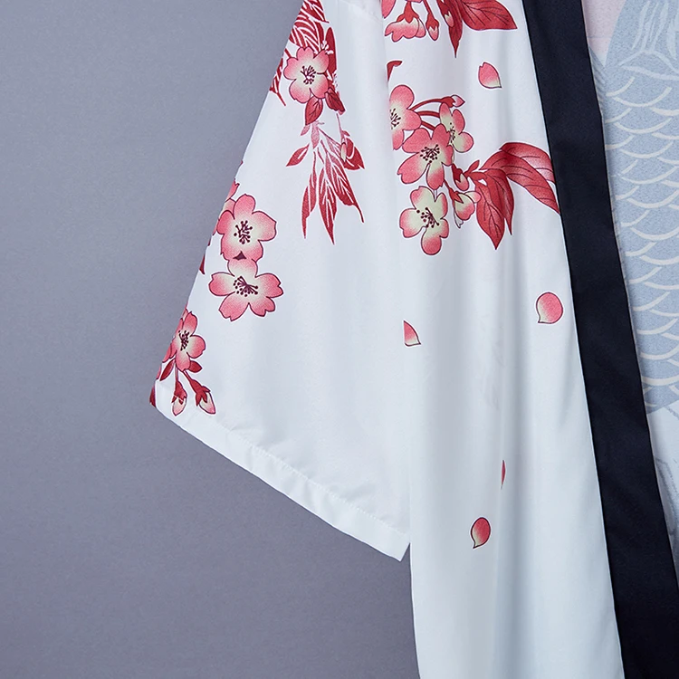 Женский кардиган пальто японское кимоно летний кардиган-кимоно Yukata женский свободный милый костюм