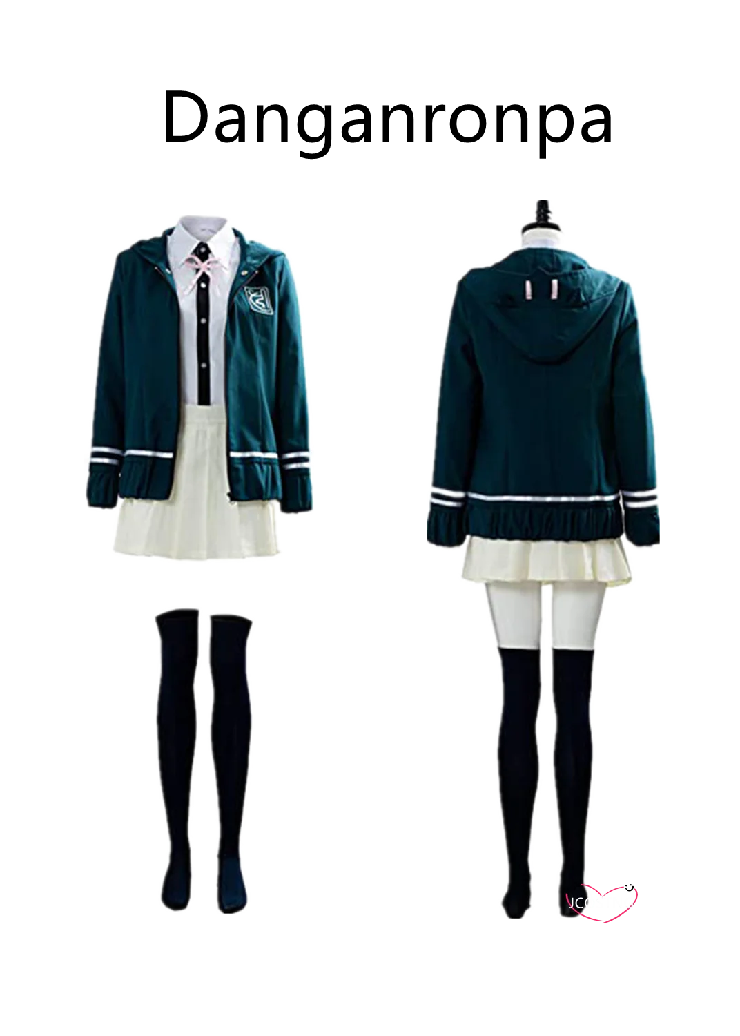 Костюм Косплей ChiaKi из аниме данганронпа жакет с длинными рукавами короткая юбка