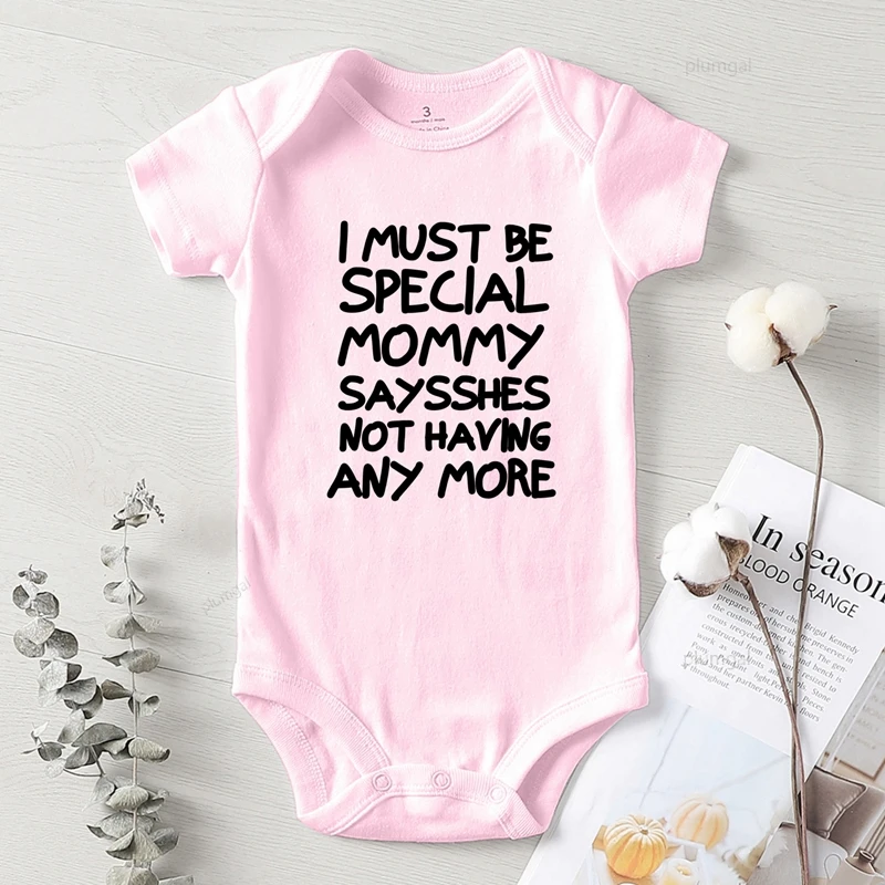Товары для новорожденных Одежда малышей Комбинезон с надписью Mommy Disfrases Para Bebes