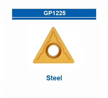 TCMT090204-GP GP1225 TCMT110204-GP TCMT110208-GP TCMT16T304-GP TCMT16T308 GP1225*10pcs Turning Carbide Inserts,Blades for Steel ridgid pipe bender Machine Tools & Accessories