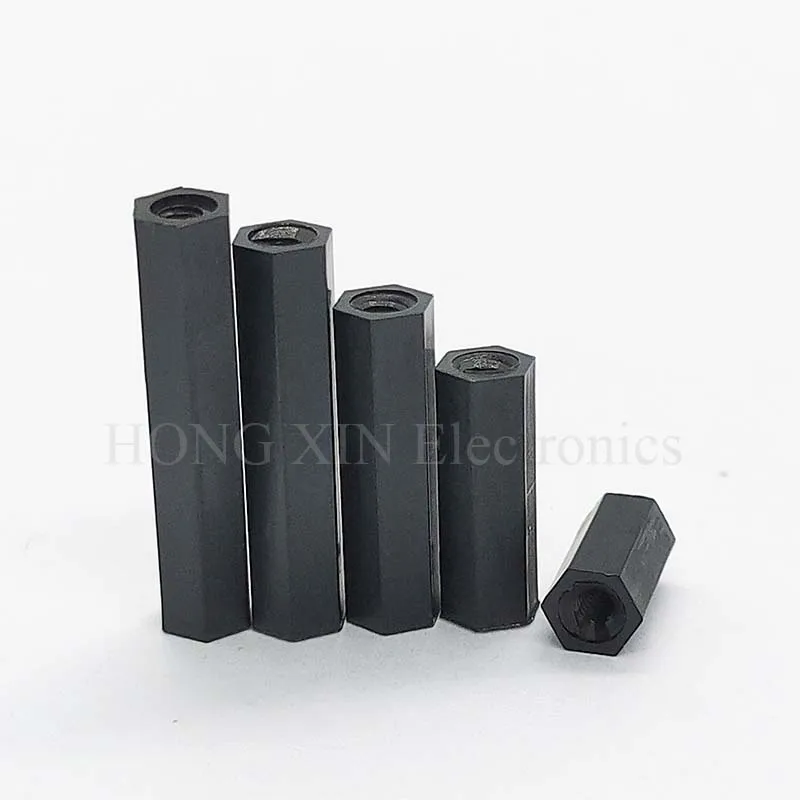 YJZG 50pcs/lot Nylon Standoff Spacer Female Female White and Black Color M2 M2.5 M3 M4 Nylon hex Spacer Nylon nut Nylon Screw Color : Black, Size : M4x30 50pcs YJZG 50pcs/lot Nylon Standoff Spacer Female Female White and Black Color M2 M2.5 M3 M4 Nylon hex Spacer Nylon nut Nylon Screw Color : Black, Size : M4x30 50pcs