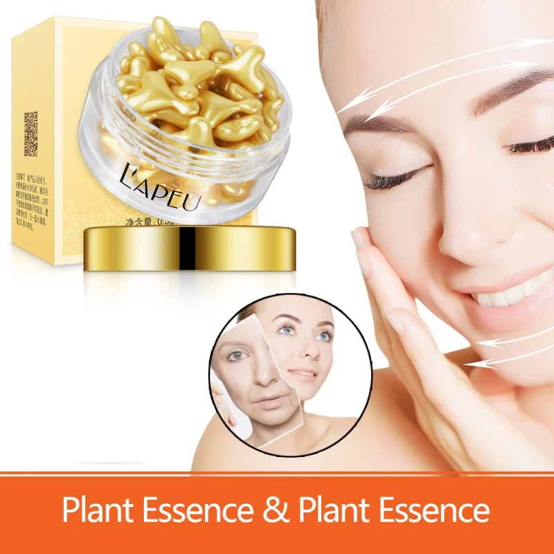 

Sheep Placenta Gold Capsule Essence Moisturizing Repair Liquid Collagen Face Essence Serum Water Skin Care