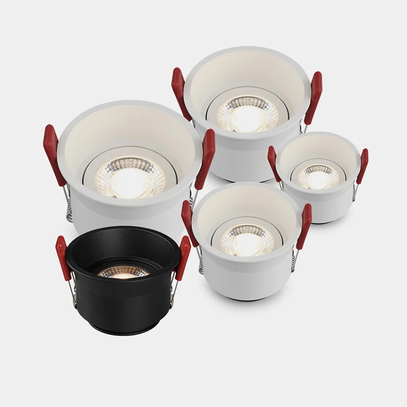 

Приглушаемые глубокие антибликосветодиодный светодиодные потолочные светильники COB 7 Вт 10 Вт 15 Вт 20 Вт Светодиодная фотолампа 85 ~ 265 В переменного тока внутреннее фоновое освещение