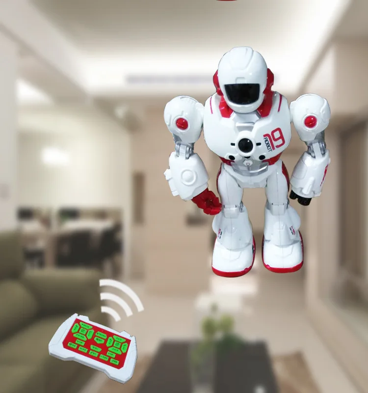 

Remote Control Intelligent Robot Machinery Mocha Cops Gesture Sensing Electric Early Education Children Robot Models Toy