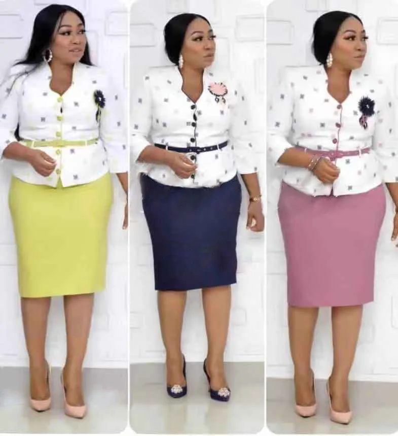 Элегантные комплекты из 2 предметов в африканском стиле топы с принтом юбки