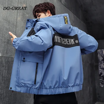 

Fashion Jacket Men's Spring Autumn Korean Version Large Size Uniform Jacket Loose Coat Men Clothing Outerwear