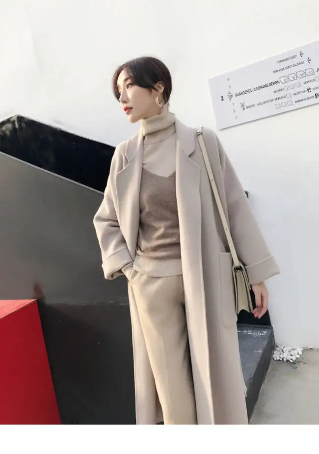 Autumn and winter new style Korean-style fur coat, thickened large-size women's coat, women's coat, loose medium and long
