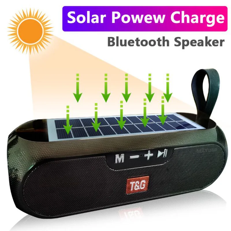 Portable-bluetooth-speaker-Column-Wireless-Bluetooth-super-bass-Speaker-Stereo-Music-Box-Solar-Power-Bank-Boombox