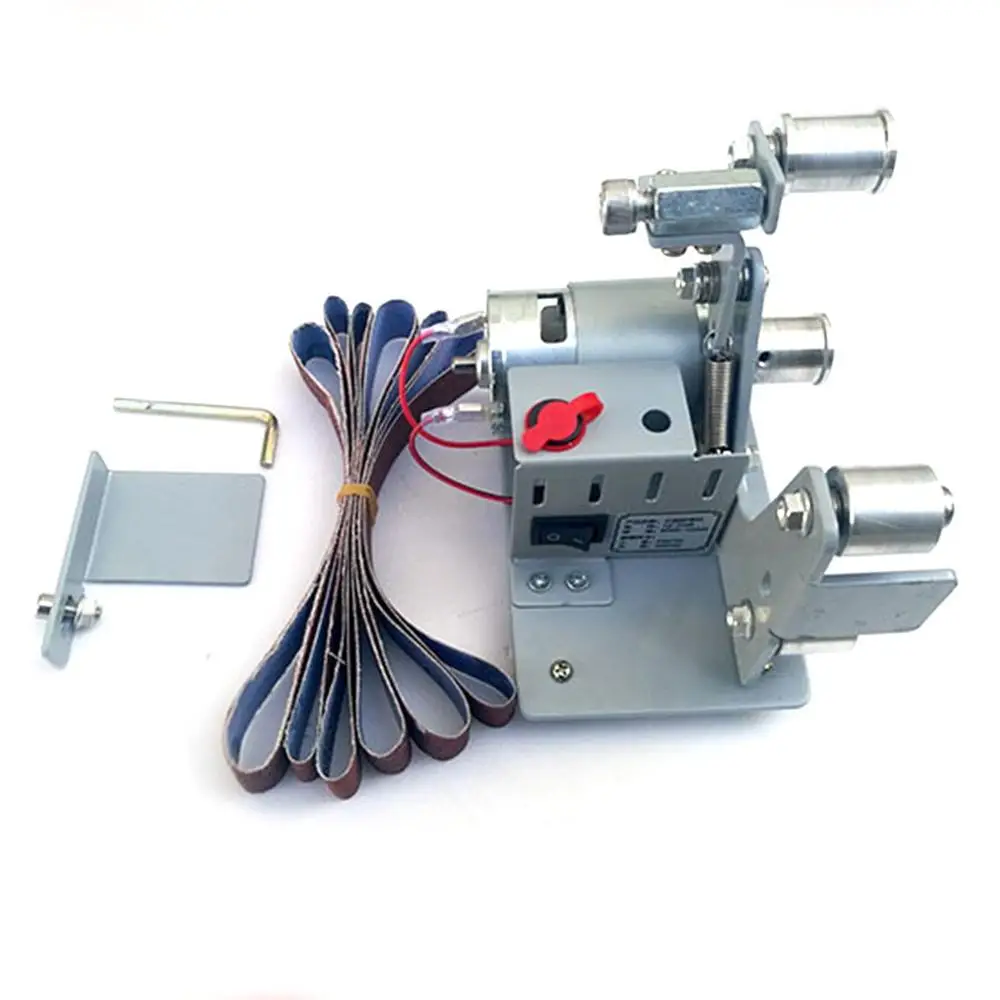 New Mini Electric Angle Grinder Polisher Sanding Belt Adapter for Sanding Machine Grinding Polishing Machine Edges Sharpene