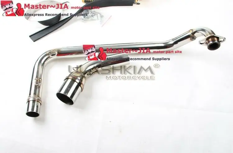 M3 мотоцикл полная система глушитель среднего подключения трубы слипоны для HONDA