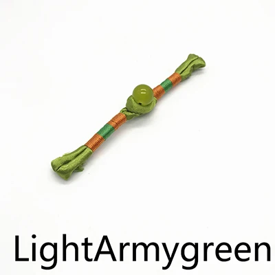 Meetee 10pcs 9.5cm Pearl Cloth Chinese Knot Buttons Retro Cheongsam Tang Suit Chinese Frog Buttons DIY Sewing Material CN071 - Цвет: LightArmygreen