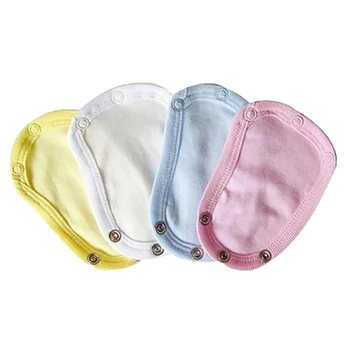 

4 Pcs Baby Romper Partner Bodysuit Jumpsuit Diaper Lengthen Extend Film