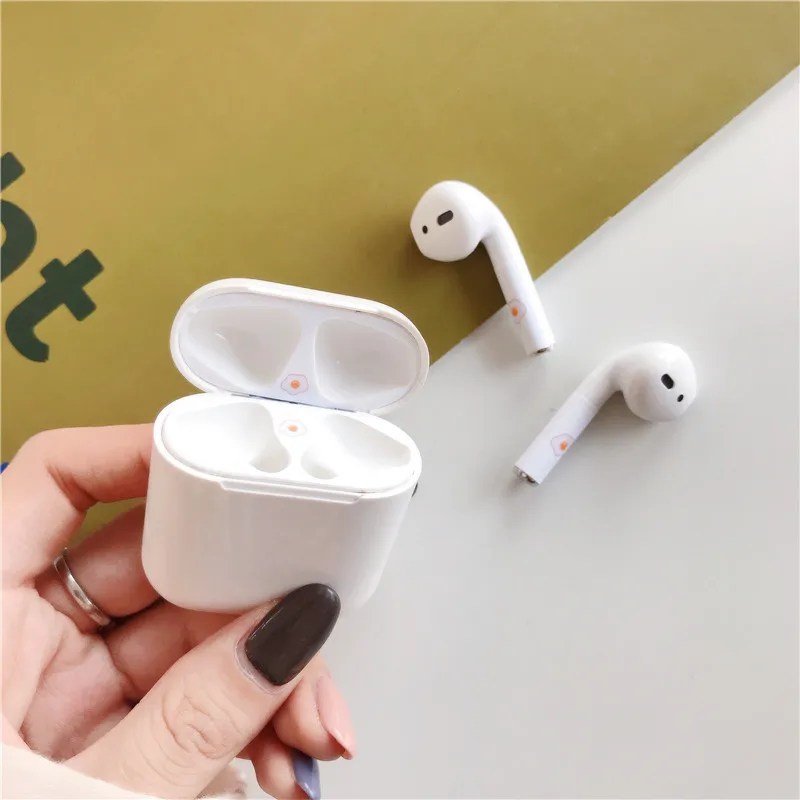 Милый защитный чехол s для Airpods, чехол, защита от пыли, наклейка, внутренняя крышка, s пленка для Apple Air Pods 2 1